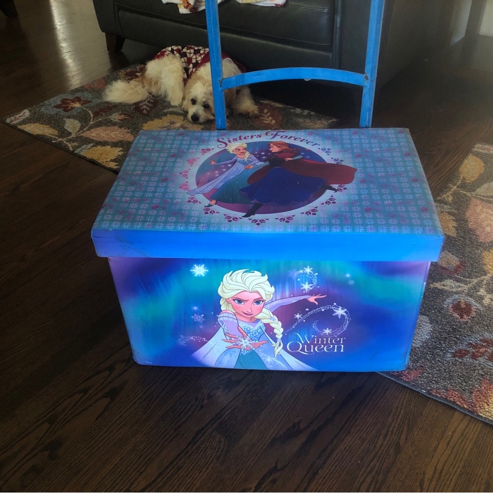 Disney Frozen Storage Chest in Blue and Purple